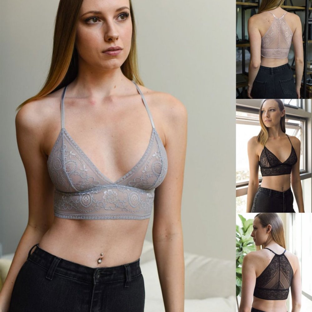 Chantilly Lace Long Line Bralette